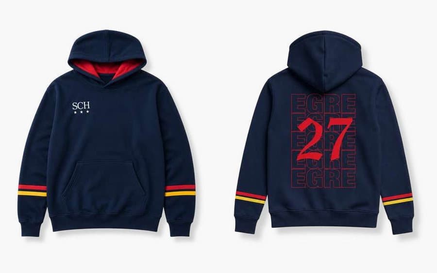Buzo 02, EGRE 27, diseño de buzo egresados Tribu