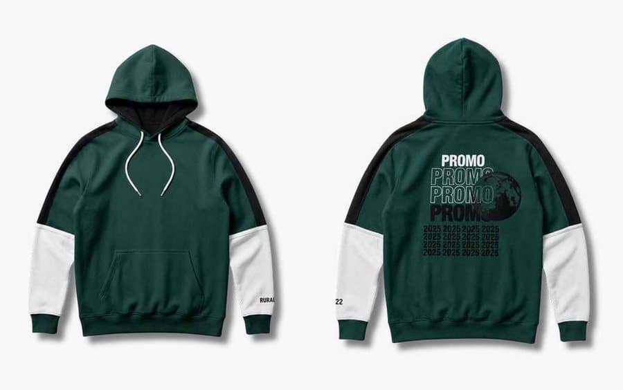 Buzo 19 · PROMO, buzo de egresados Tribu, frente y espalda