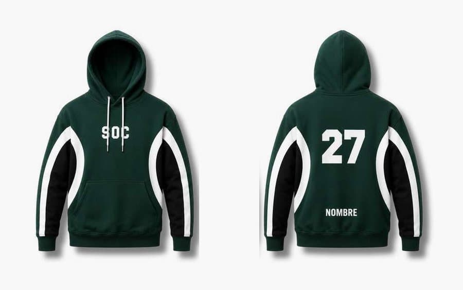 Buzo 22 · SOC 27, buzo de egresados Tribu, frente y espalda