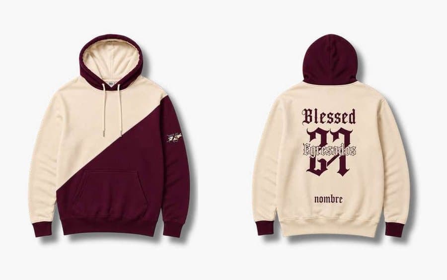 Buzo 33B · BLESSED 27, buzo de egresados Tribu, frente y espalda
