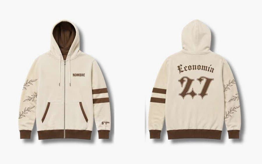 Campera 08 · ECONOMIA 27, campera de egresados Tribu, frente y espalda