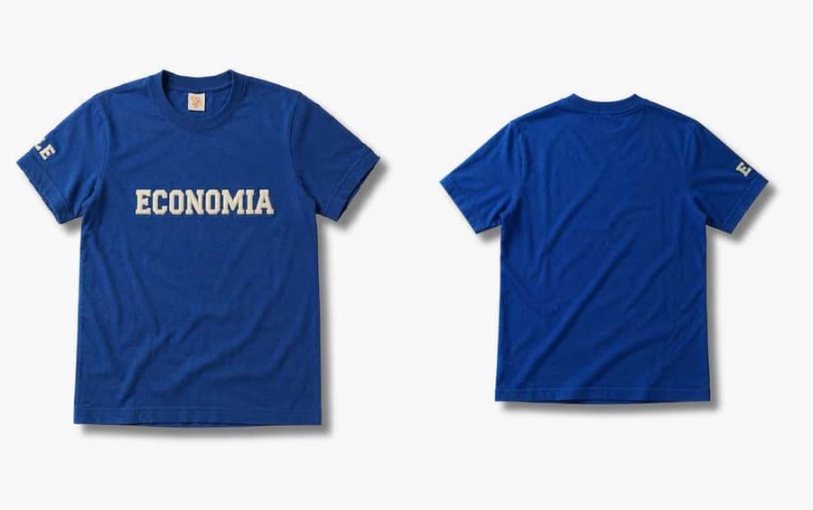 Remera 01 · ECONOMIA, remera de egresados Tribu, frente y espalda