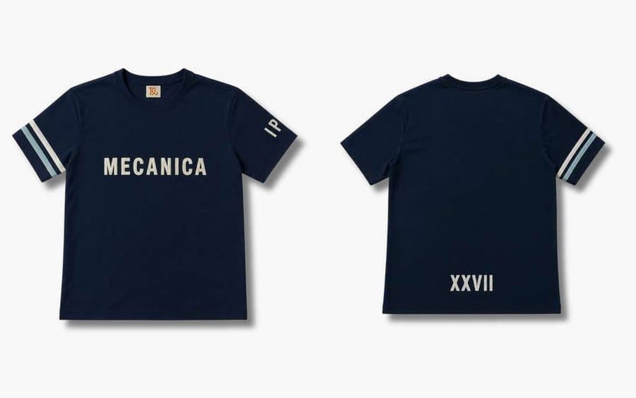 Remera 02 · MECANICA XXVII, remera de egresados Tribu, frente y espalda