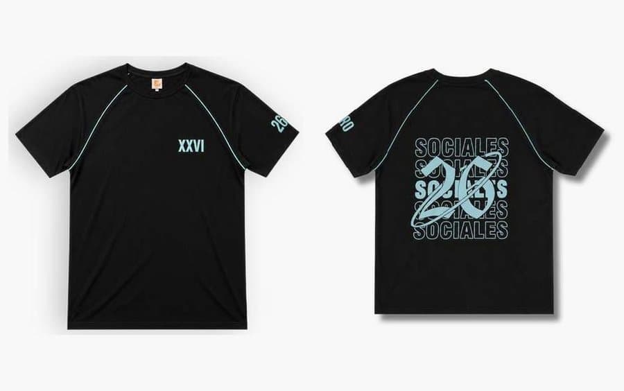 Remera 03 · SOCIALES 26, remera de egresados Tribu, frente y espalda